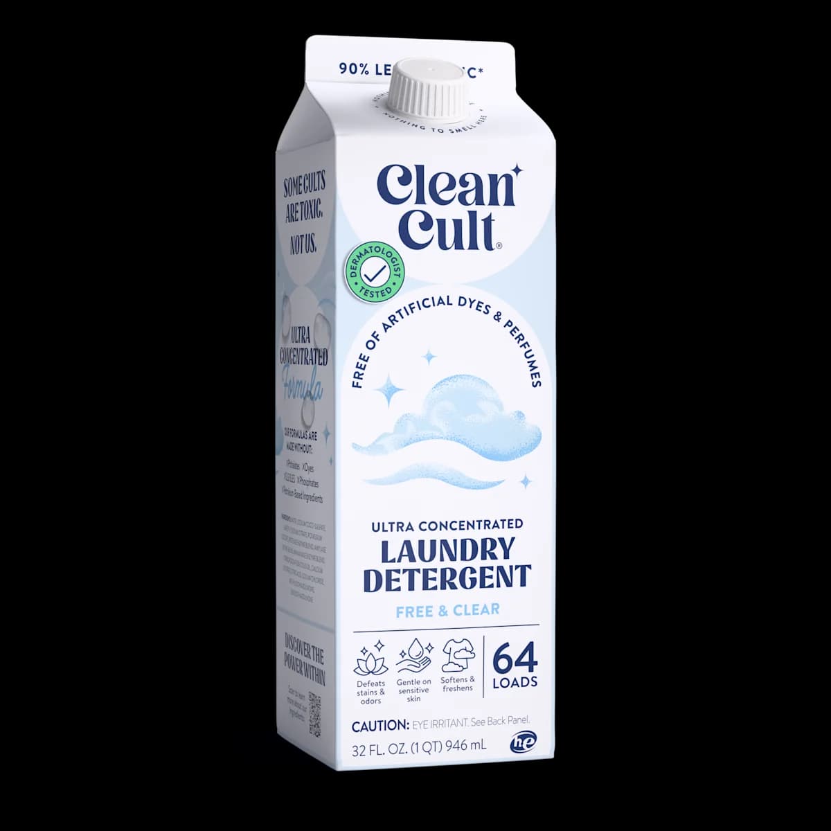 Fragrance Free Concentrated Liquid Laundry carton