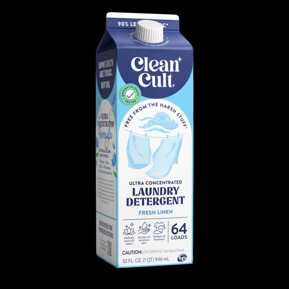 Fresh Linen Concentrated Liquid Laundry carton